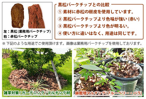 赤松バークチップ [資材販売 株式会社アイエイチエス]