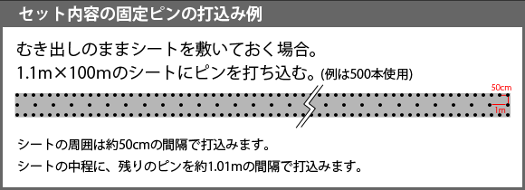 固定ピン打込み例