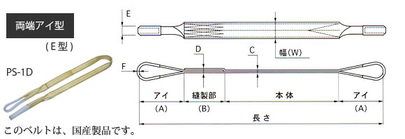 両端アイ型