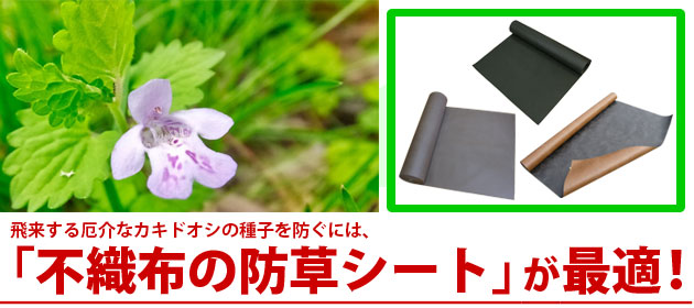 カキドオシ 防草シート エコナル ザバーン